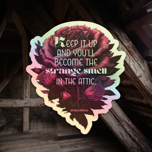 Keep It Up Holographic Sticker - vinyl decal for computers, notebooks, water bottles