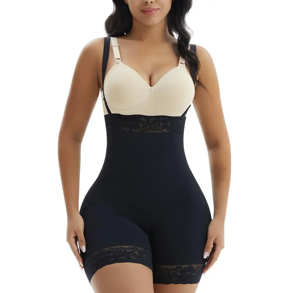 GQF Sculpt High Waist Shapewear025 [Tummy Control Womenswear Underwear comfort shaping boosting belly-control bodysuit Lady Compression Basic fajas] Lace