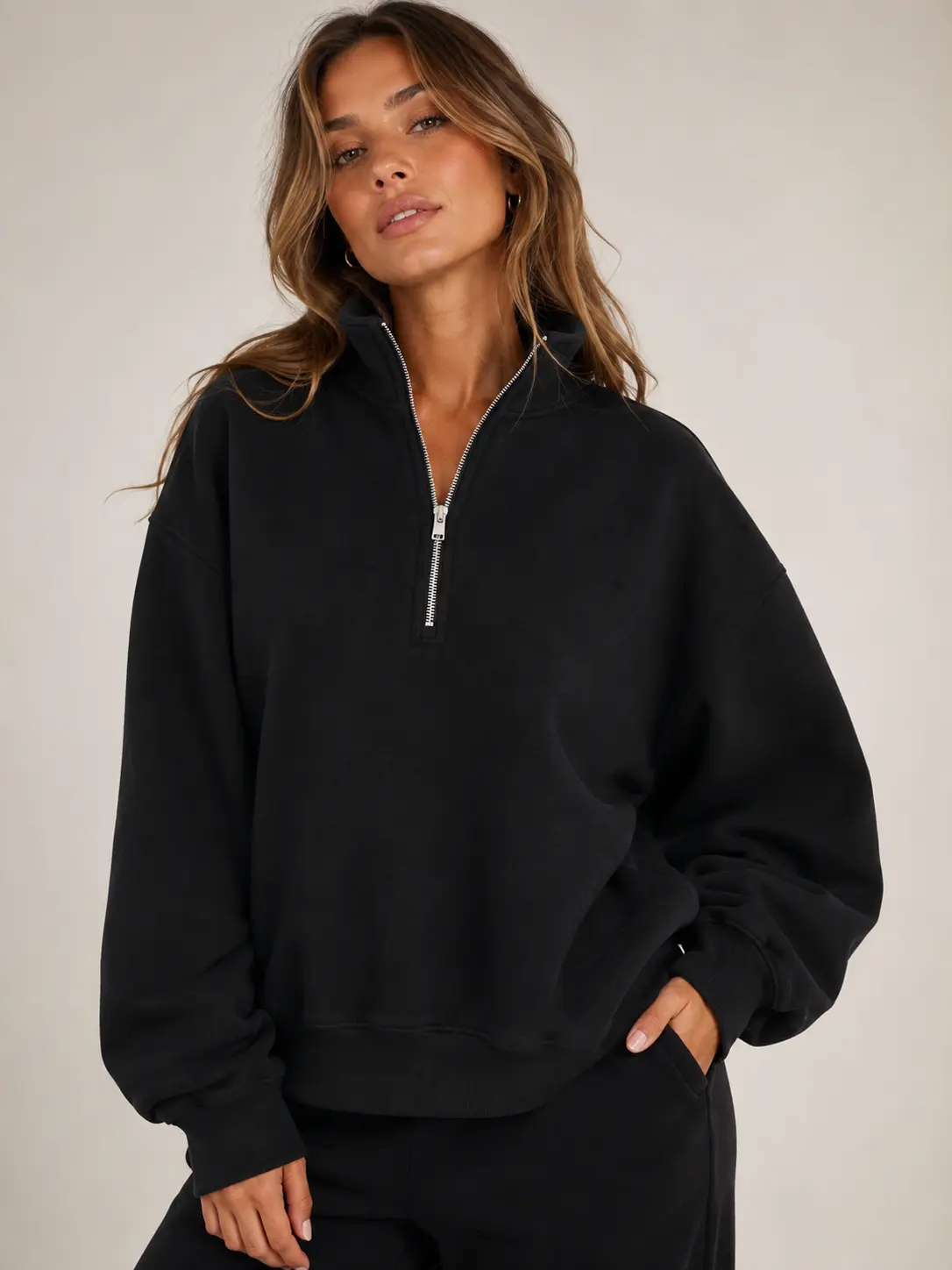 Unisex True to size Fleece Sweatshirt Soft Midweight - Full-Zip Hoodie, Sweatshirt, or 1/4 Zip Hoodies Long Sleeve Hooded Sweatshirts Y2K Fall Fashion Clothes Casual Trendy Jacket