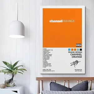 SUANEA Frank Ocean Poster Channel Orange Album Cover Poster Posters for Room Aesthetic