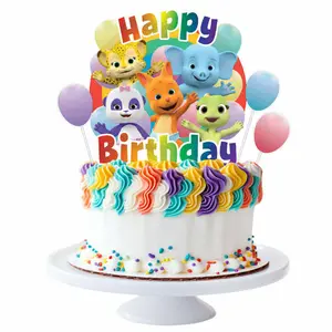 Word Party Cake Topper - Word Party Birthday Supplies