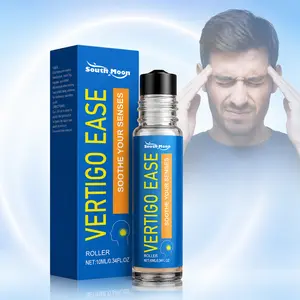 Vertigo Ease Roller 10ml, Cooling Roll-On for Motion Sickness, Travel Discomfort & Head Comfort, Portable Essential Oil Blend for Car Rides and Flights