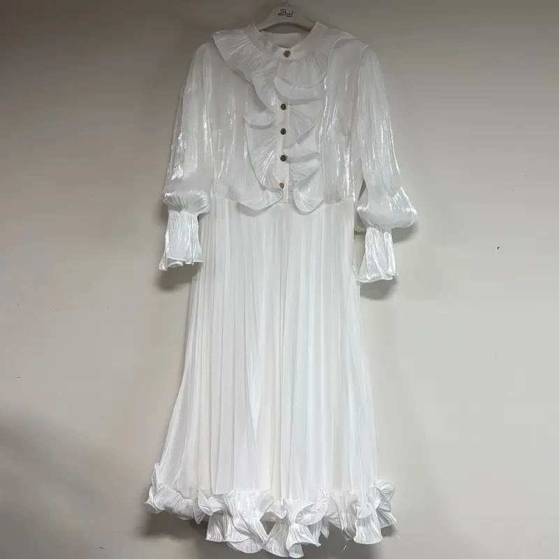 Turkish Luxury White Elegant Outfit for Special Occasions