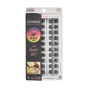 imPRESS Falsies Self Adhesive Eyelashes Refills 30 Clusters - Wispy