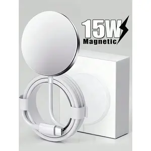 Magsafe Wireless Charger Compatible with iPhone 15 Pro Max, Fast Charging for Multiple Models, Essential Phone Accessory