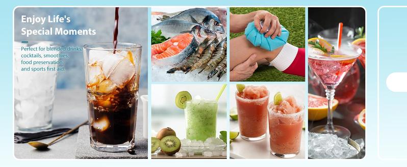 EUHOMY Best-Selling Countertop Nugget Ice Maker with Handle: 33 lbs of Ice in 24 Hours, 6-Minute Ice Readiness, Removable Cover, Auto-Cleaning, Includes Basket and Scoop, Perfect for Home, Kitchen, Parties & Camping