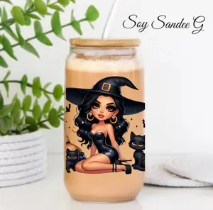 Sexy Latina Witch Black - UVDTF Decal for cups/hard surfaces