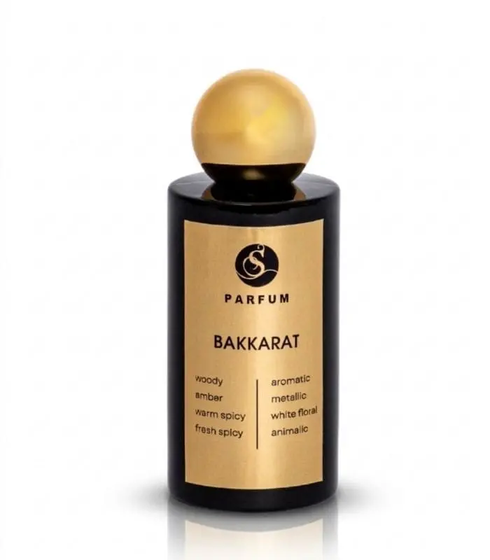 Bakkarat 100ml S-Parfum Gold Collection Unisex Amber Sweet Woody Airy Fragrance