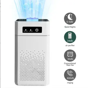 The latest HEPA air purifier for bedrooms, with aromatherapy function, can remove smoke, pollen and dander, and the noise level is only 20 decibels. It is suitable for large spaces such as offices, living rooms and kitchens, and home use.