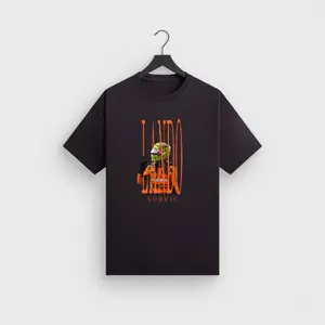 Lando Norris Racing Tee - Papaya Orange Graphic Shirt - LN4 Motorsport Fan Merch