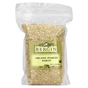Bergin Fruit and Nut Company Organic Pearled Barley, 21 oz (596 g)
