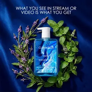 Plant-Based Men's Intimate Cleanser - Gentle pH-Balanced Formula for Unmatched Freshness & Odor Defense