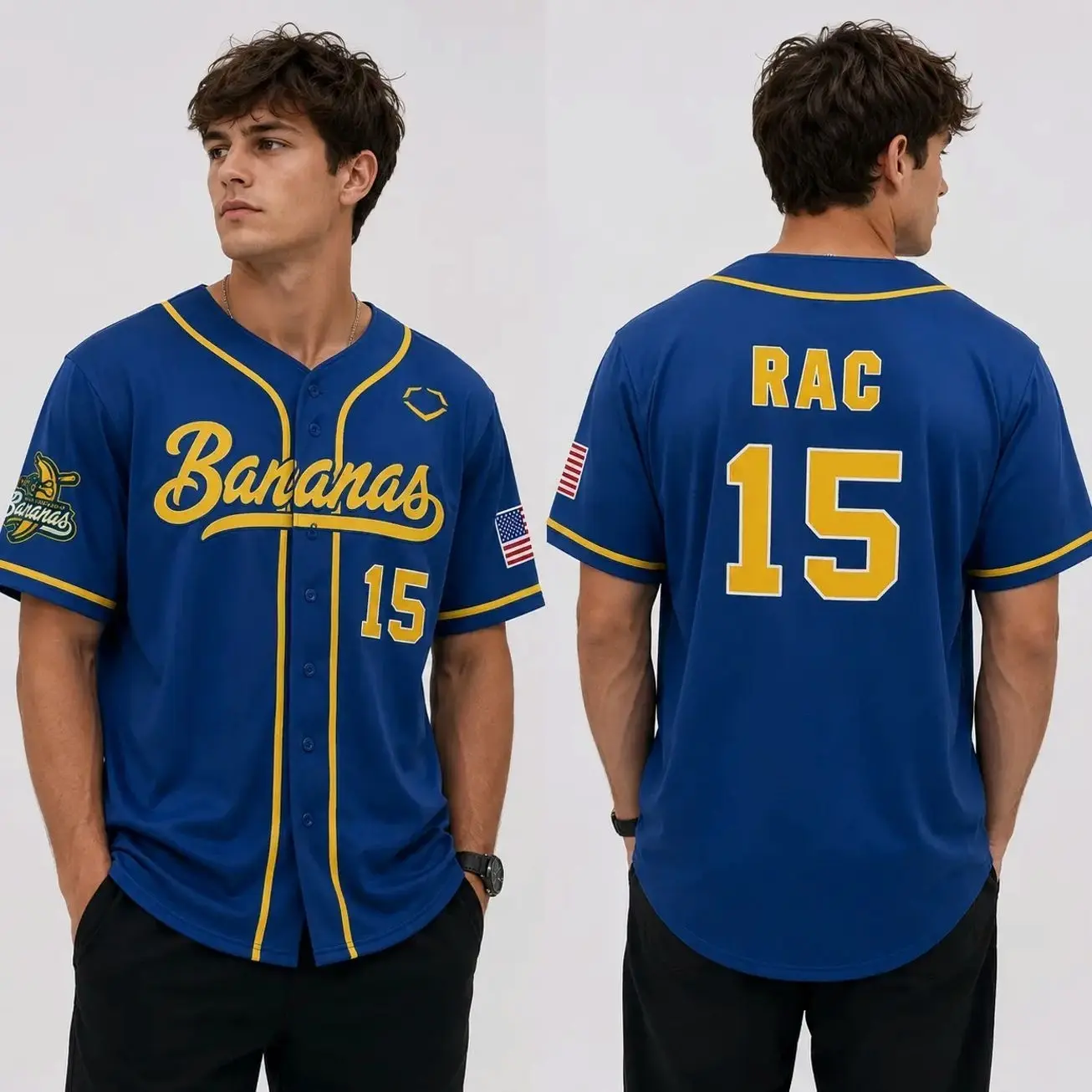 Custom Savannah Bananas Baseball Jersey, Banana Ball Fan Shirt, Unisex Sports Jersey - Personalized Team Fan Shirt T0E