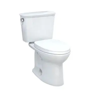 Toto MS786124CEG-01 Drake Transitional with Seat 1.28 GPF Cefiontect Washlet Plus Left Hand Lever Toilet