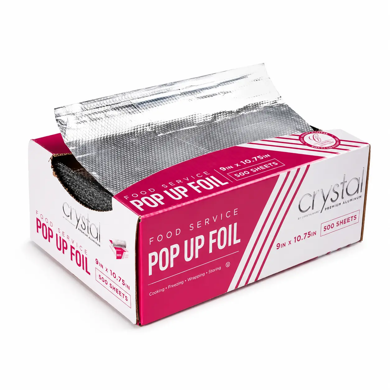 Disposable Pop-Up Aluminum Foil Cookware Sheets, 9x10.75 in, 3000-Count Bulk Case for Cooking & Food Storage