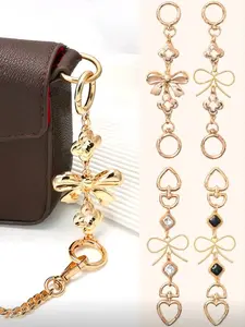 Purse Chain Extender Bag Extender Chain, Elegant Butterfly Pattern, for Handbags and Crossbody Bags, All Seasons Accessory, Durable Material