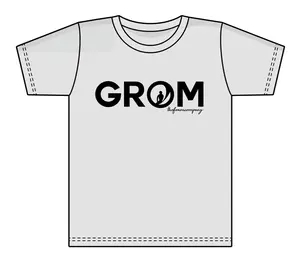 Foam Co: GROM YOUTH T-Shirt Silver w/ Black