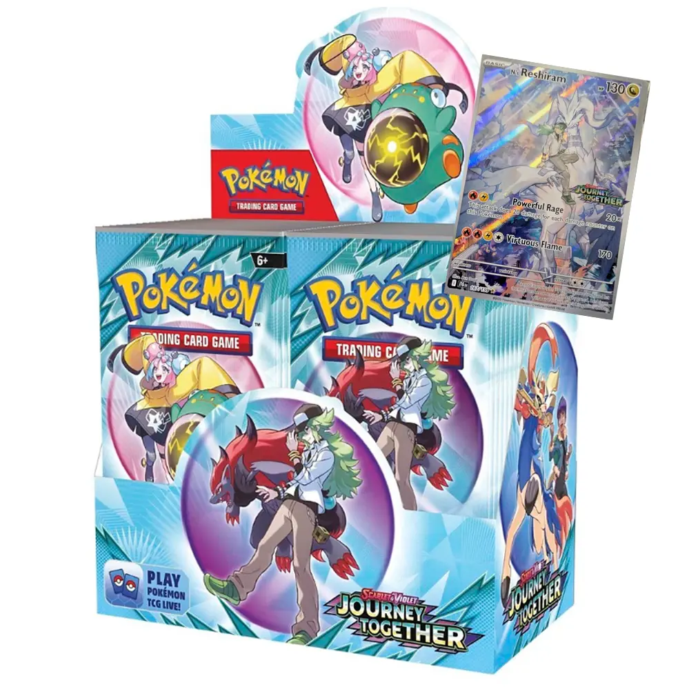Journey Together Enhanced Booster Box - Factory Seal( 36 packs ) - Pokmon TCG - - TikTok Shop Journey Together Enhanced Booster Box - Factory Seal( 36 packs ) - Pokmon TCG - - TikTok Shop