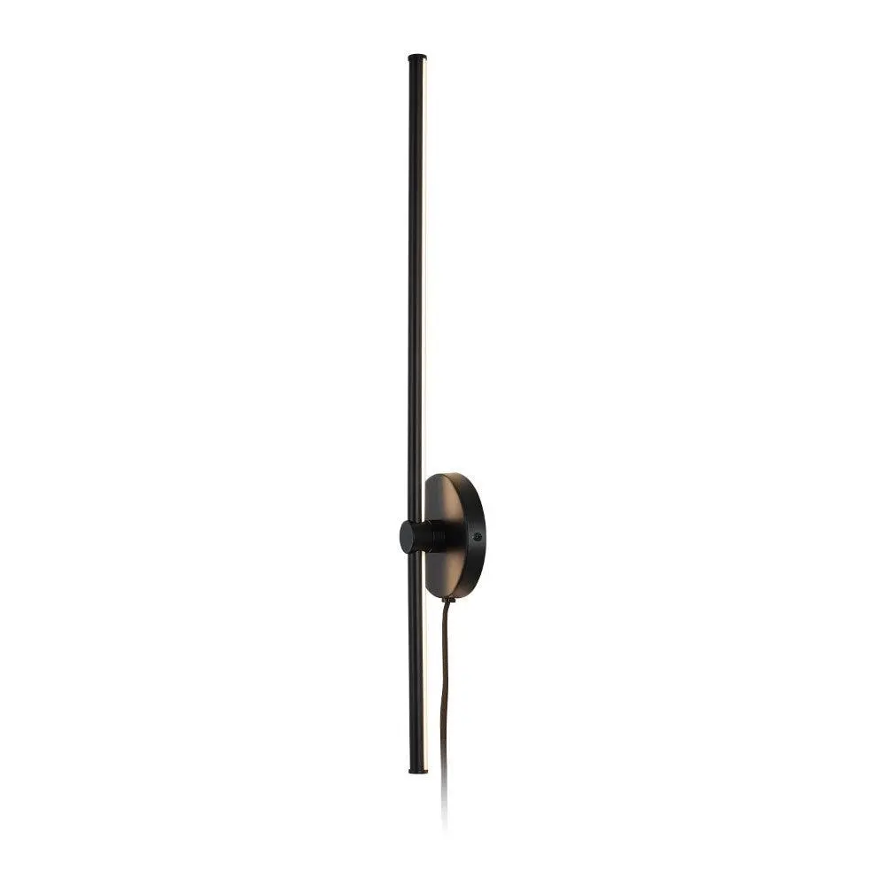 JONATHAN Y Anton Minimalist Modern Wall Sconce, Iron Adjustable Lamp Pole with Integrated LED Lights, Plug-In for Dining Room, Entryway Lighting, Bedroom, Horizontal-Vertical Installation
