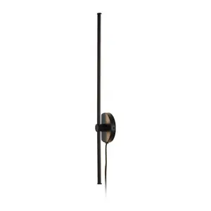 JONATHAN Y Anton Modern Minimalist Iron Adjustable Bar Integrated LED Plug-In Sconce; for Living Room, Bedroom, Kitchen, Office