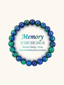 Healing Stone Beaded Bracelet Set, Boho Style Crystal Bracelet for Women & Men, Energy Healing Bracelet, Wish Manifestation Bracelet, Unisex Gift, Blue Bracelet, Beads Bracelets, Stackable Bracelet, Adjustable Bracelets, Boho Chic Crystal