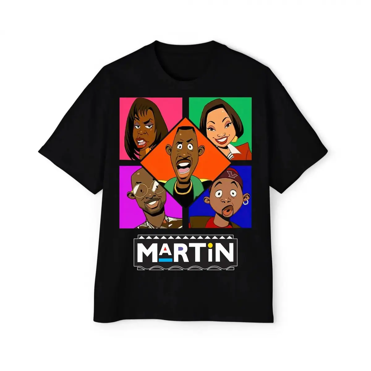 2026 New Unisex Crewneck Tee Everyday Comfort Shirt Martin TV Show Cartoon Vintage T-shirt, Martin Unique Shirt, TV Series Shirt, Martin Payne Shirt, Martin Lawrence Shirt Y2K Streetwear Trendy Graphic T-Shirt,Men's