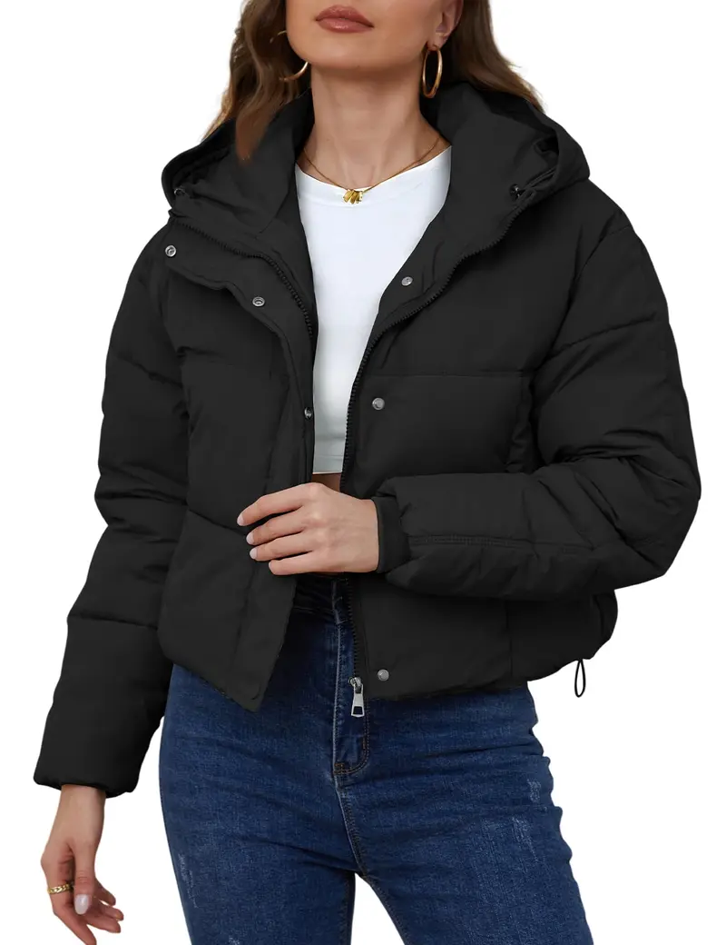 khy entire studios cropped puffer review - TikTok Shop