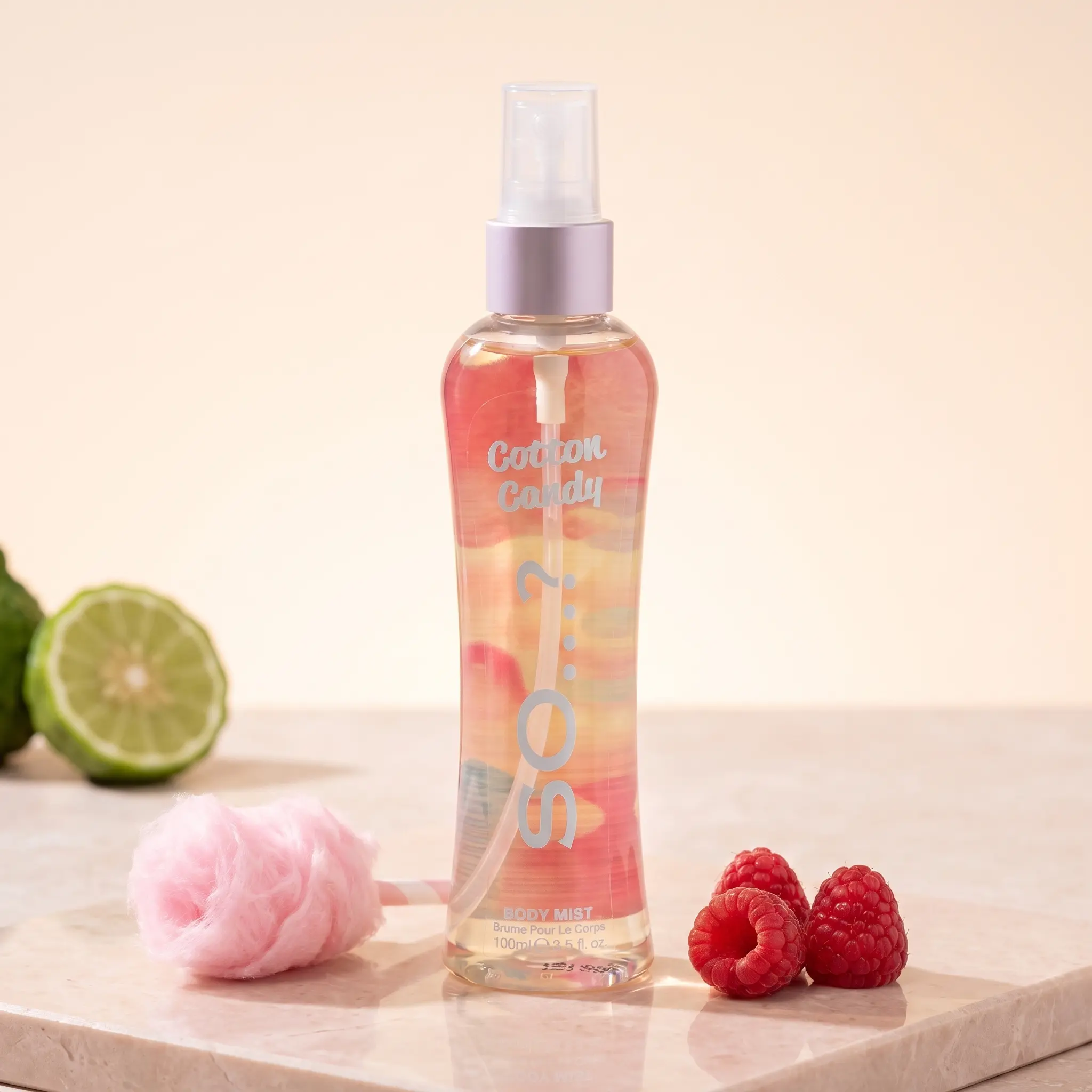 Cotton Candy Body Mist by So...? - Perfume for Women - Sweet Vanilla Perfume with Notes of Bergamot, Raspberry, Candy Floss - Gifts for Women - 3.5 oz