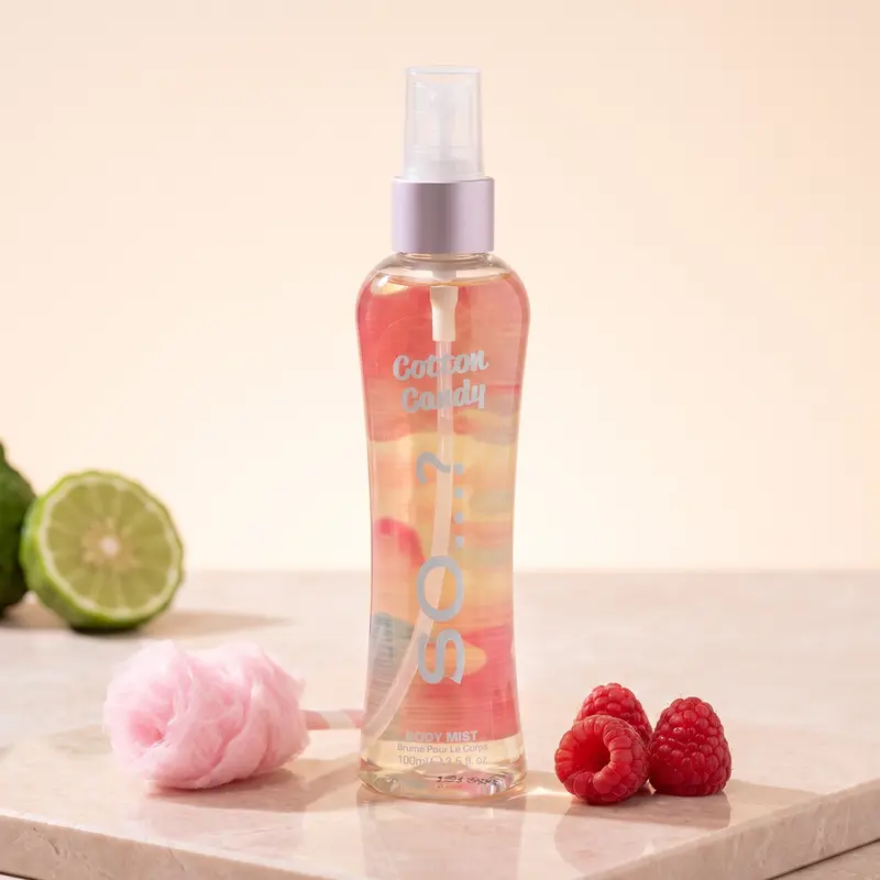 Cotton Candy Body Mist by So...? - Perfume for Women - Sweet Vanilla Perfume with Notes of Bergamot, Raspberry, Candy Floss - Gifts for Women - 3.5 oz