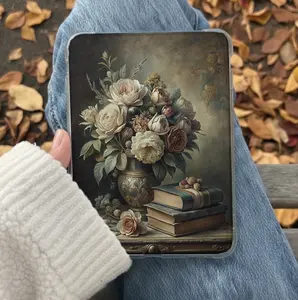 Academia Vibes Bookish Kindle Insert Card for Clear Case – Aesthetic Book Lover Decor | Cozy Reading Accessory