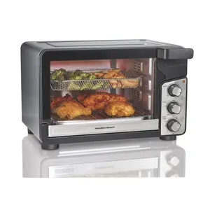Hamilton Beach Easy View XL Toaster Oven with Sure-Crisp Air Fry, 1750W, 6 Slice Capacity, 31460