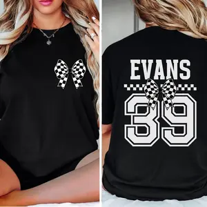 Custom Racing Shirt, Motocross , Custom Racing , Pit Crew Shirt, Moto Mom Gift, Race Girlfriend, Matching Family Race Shirts