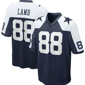 Unisex Football inspired by Dallas Lamb 88 Alternate Game Team Jersey - Navy