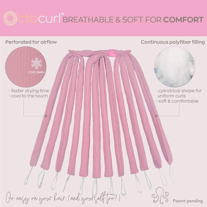 Octocurl No Headband Heatless Hair Curler β Overnight Curls Hair Roller Set | Cooling Q-Max Fabric Curling Wrap for All Hair Types Octocurl No Headband Heatless Hair Curler β Overnight Curls Hair Roller Set | Cooling Q-Max Fabric Curling Wrap for All Hair Types