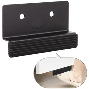 Foot Pull for Kitchen Trash Cabinet - Touchless Drawer Handle with Foot-Activated Opener, Durable Carbon Steel, Easy Installation, 1-Pack