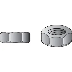 Hillman 150051 0.31 in. SAE Hex Nut in Zinc Plated Steel 100 per Box