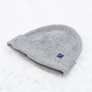 100% Cashmere Beanie Winter Hat Granite Gray. Unbeatable Quality, Durability and Price.