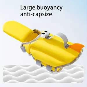 Life Jacket for Small to Medium-sized Pet Dogs, Summer Anti-drowning Swimwear with Mouth Support, Quick-drying, High Buoyancy, Anti-rollover Design, Bichon Frise Pet Swimsuit with Handle and Leash Buckle