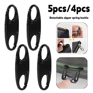 5pcs/4pcs  Anti-theft Zipper Pulls Safety and Reliable Closure for Bags, Jackets, Backpacks - Smooth and Sturdy Carabiner