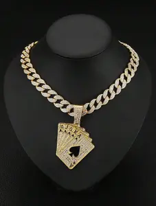 Playing card necklace