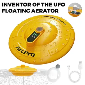 Arcpro Live Bait Aerator Oxygen IPX7 Waterproof Pump Portable Lightweight Adjustable 3 Speed Air Pump with Magnetic Charging 14h Runtime for Outdoor Fishing Power Outage and Fish Transportation