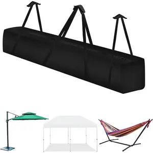 Large Tent Storage Bag Tent Pole Bag - 83''L x 12''W Heavy-Duty 600D Oxford Canopy Pole Bag with Reinforced Handles and Dual Zipper, Suitable for Various Party Tent Canopy Models