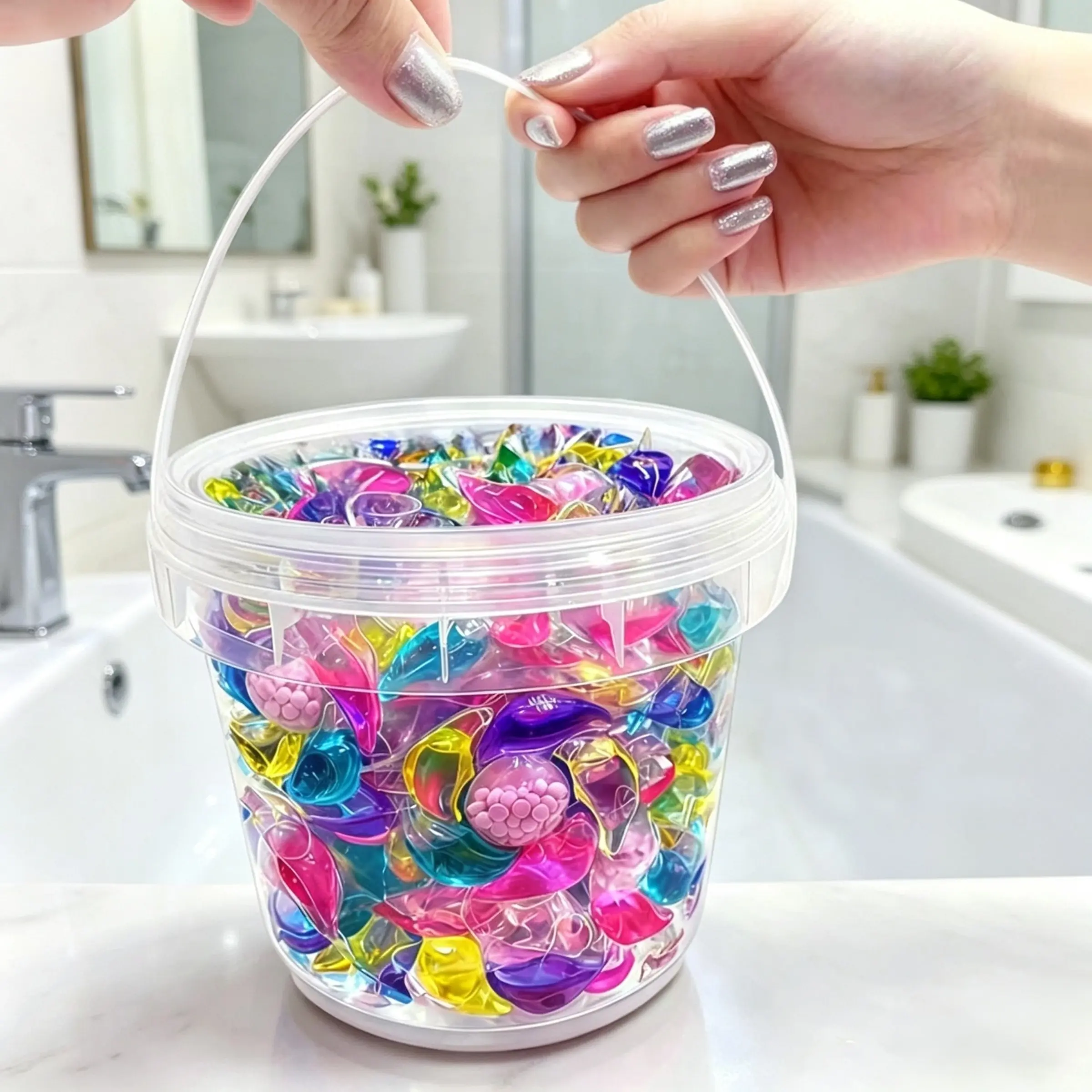 6-in-1 Laundry Pods, 40/100pcs Fragrance-Boosting Laundry Capsules, Long-Lasting Fresh Scent, Softening and Color Protection, Powerful Stain Removal, Antibacterial and Anti-Mite, Cleansing and Scent-Retention Laundry Tools & Accessories