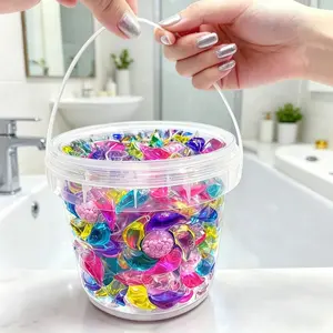 6-in-1 Laundry Pods, 40pcs/100pcs Fragrance Boosting Laundry Capsules💐 Long-lasting Fresh Scent👕✨, Laundrs, Softening & Color Protection, Powerful Stain Removal, Antibacterial & Anti-mite, Cleansing & Scent Retention, Laundry Tools & Accessories