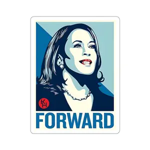 FORWARD Kamala Harris Kiss-Cut Stickers Decor Decorative