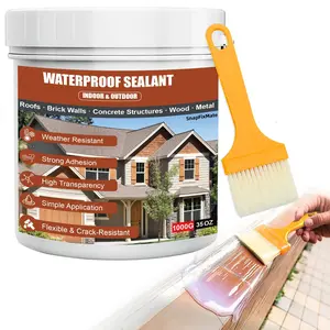 Transparent Waterproof Coating, SnapFixMate 70oz/35oz/10oz Invisible Waterproof Agent Indoor & Outdoor Sealant Water-Based Clear Sealant Roofs, Walls, Garden, Terraces