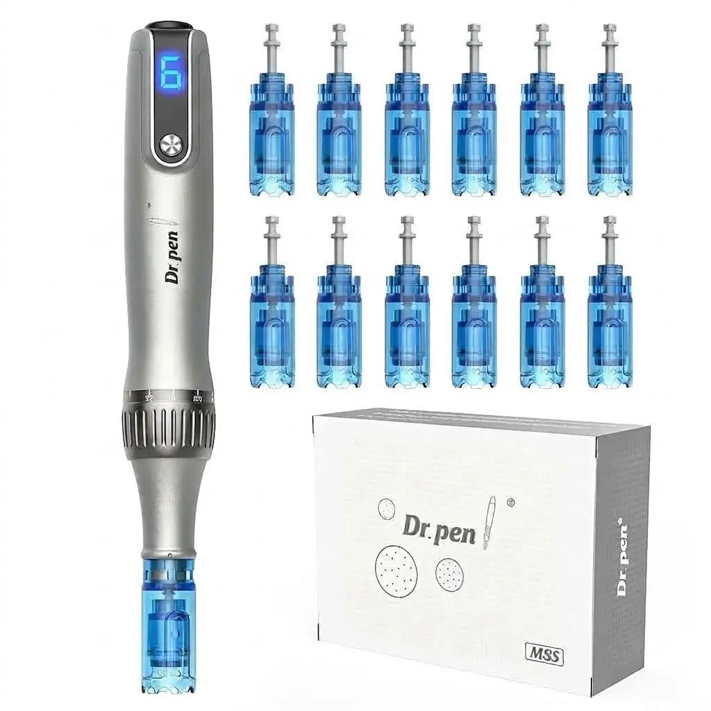 Dr.pen M8S Nano Microcrystal Skin Rejuvenation Pen, Rechargeable Device for Home Use with LED