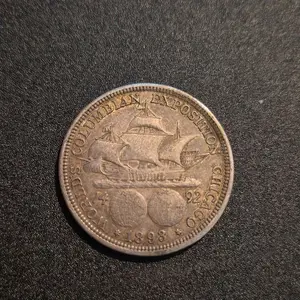 Ungraded US Coin - Commemorative Colombian Exposition Collectible Coin