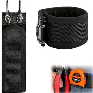 Unisex Elastic Waist Belt - Metal Hook Buckle Less Invisible Design for Work & EDC with Carabiner