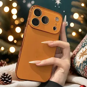 JIACC Electroplated Shockproof Original Color Phone Case Minimalist Aesthetic with Full Lens Protection For iPhone 17 16 15 14 13 12 Pro Max Plus Air 16E, Shockproof Phone Cover